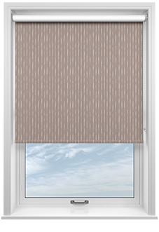 Luis Striped, Victorian Violet - Roller Blind